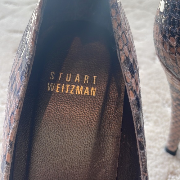 Python Stuart Weitzman Platform Pumps - Picture 3 of 4